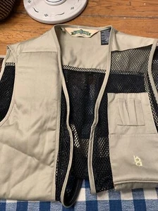 Vintage Bob Allen Vest Men's L Br/bl L Hand Shooting Vest Hunting USA - Picture 1 of 9