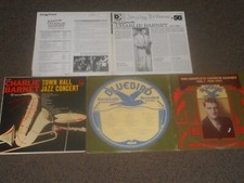 CHARLIE BARNET lot 5x LP the complete INDISPENSABLE town hall jazz concert