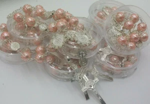 10 Baptism Party Favors,Rosaries Bracelet,Recuerdos Bautizo Rosario,Gift,chris - Picture 1 of 12