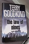 the law of nines Terry Goodkind (Sword of Truth Sequel) - UK 1st Ed 2015 HB DJ