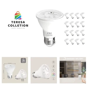20-Pack Led Bulbs 3000K, 7W 600LM Dimmable Warm White 50W 60W Equivalent, Flo... - Picture 1 of 9