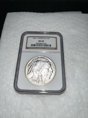 2001 D Buffalo $1 MS69 NGC Certified - Image 1 of 4