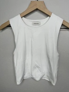 Aritzia Babaton Sculpt Knit Muscle Tank White Small - Picture 1 of 3