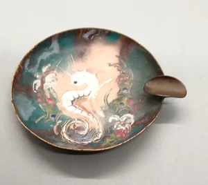 Mid Century Sagitta Holland Enamel On Copper Ashtray - Picture 1 of 2