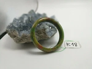 Translucent Natural Jade Jadeite Green 59MM Bangle Bracelet k18 - Picture 1 of 4