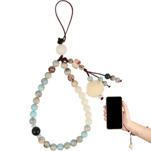 Mobile Phone Chain Lanyard Beads Jewellery Hemobllo Beaded Wrist Strap - Zdjęcie 1 z 12