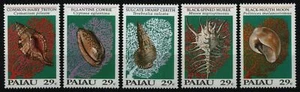 Palau 1992 - Mi-Nr. 520-524 ** - MNH - Caracoles marinos / Caracoles marinos - Imagen 1 de 1
