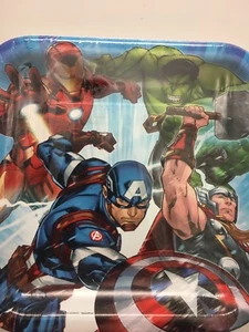 NEW Marvel Avengers 9" Big Lunch Dinner Plates (8ct) Party Supplies~ - Picture 1 of 2