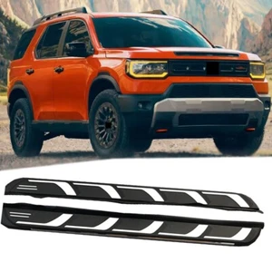 Black Fixed Running Boards fits for Honda Passport 2025 2026 Side Steps Nerf Bar - Picture 1 of 16