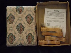 Vintage Powell Wood Stool Petit Point PICTURES WITHIN DESCRIPTION - Picture 1 of 1
