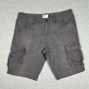 Maddox Original Men's Cargo Shorts Size 34 Grey Zip Fly 6 Pockets Skate Wear - Bild 1 von 10