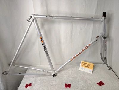 Cuadro y horquilla Peugeot Gran Sport Touring | 63 cm XXL | Acero | Record Du Monde Foto 1 de 4