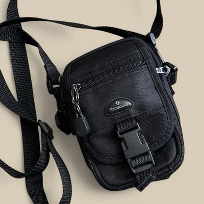 Samsonite Camera Bag Shoulder Crossbody Black Cargo Utility Travel Pack - Image 1 of 4