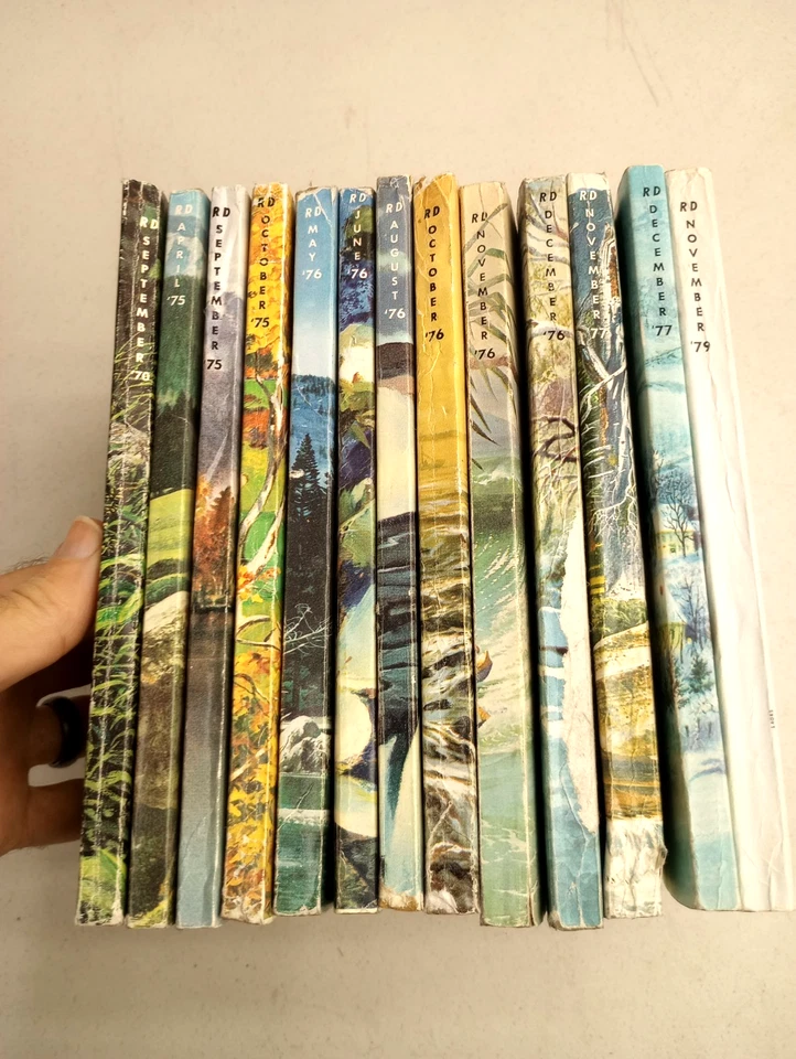 Readers Digest Magazines 1970s Lot Of 13 Issues Vintage History Stories RD - Image 1 of 3