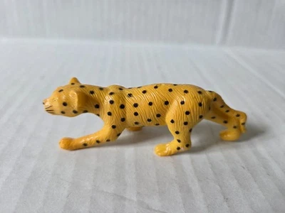 Pequeña figura de plástico PVC 3" leopardo guepardo vida silvestre safari animal estatuilla juguete Foto 1 de 4