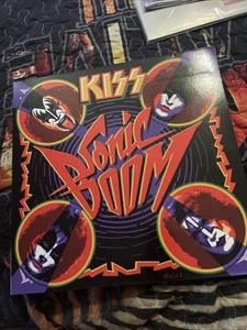 Kiss Sonic Boom- European Version Blue Vinyl Opened Read Description 2010 - Picture 1 of 4