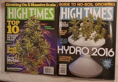 High Times  Magazine Lot 2 Total Complete  - Image 1 of 3