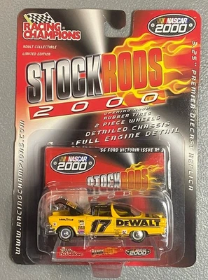 Racing Champions 1/64 Stock Rods 2000 Matt Kenseth #17 Dewalt ‘56 Ford Victoria - Image 1 of 4