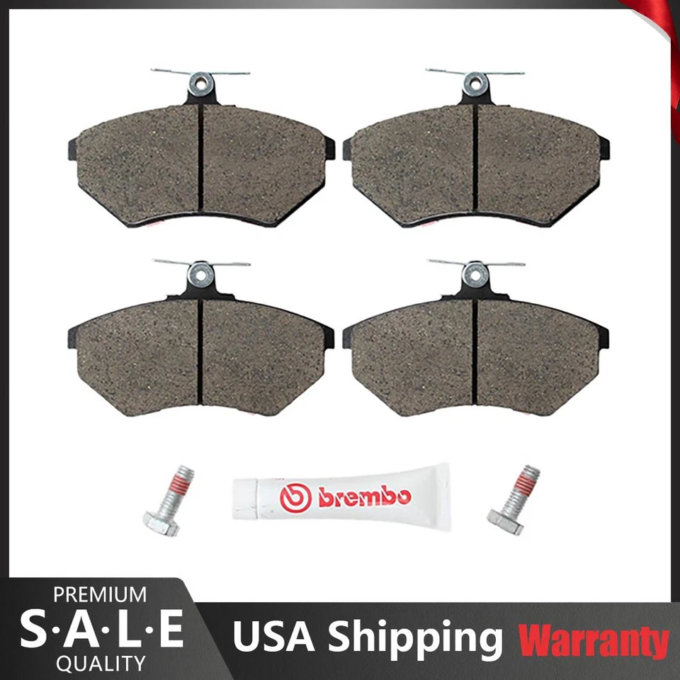 For Audi 80 90 Quattro VW Corrado Passat Brembo Front NAO Ceramic Brake Pad Set - Image 1 of 2