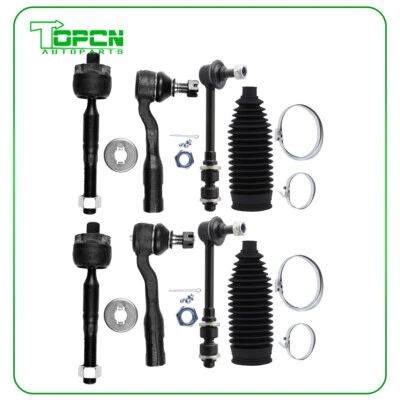 8x Front Tie Rod End Sway Bar Bellow Boot For 2003 - 2007 Toyota Sequoia Tundra Foto 1 de 4