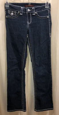 Pantalones de mezclilla rectos de punto grueso premium DOMAINE para mujer TALLA 8 REGULAR Foto 1 de 4