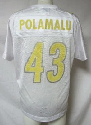 Pittsburgh Steelers Womens Size Large Troy Polamalu #43 Glitter Jersey A1 2254 Foto 1 de 4