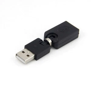 Flexible Swivel Twist Angle 360 Degree Rotating USB 2.0 Adapter - Picture 1 of 3