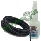 2.4mm dia Nitrile O-Ring Cord (1 mtr) with Delta Superglue
