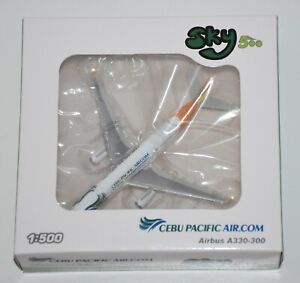 Sky500 CEBU PACIFIC AIR.COM Airbus A330-300 model plane 1:500 Mint Condition