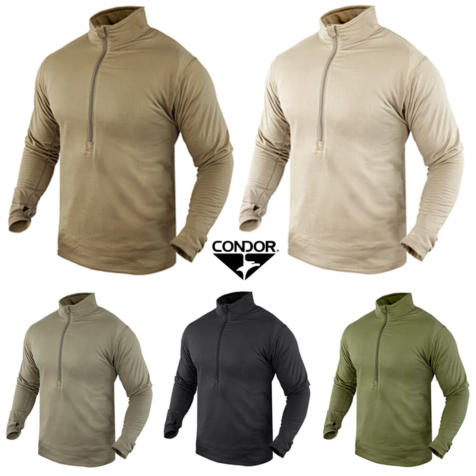 Condor 603 Tactical Base Layer II Zip Thermal Fleece Sweater Shirt Pullover - Image 1 of 1