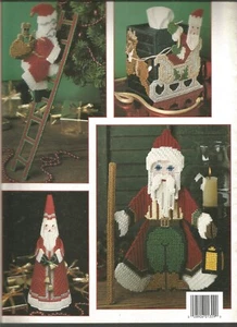 Weihnachtsmann Kunststoff Leinwand Muster Weihnachtsbaumspitze Türstopper Gewebe Abdeckung L08 - Bild 1 von 2