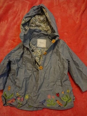 Baby Girls Next Shower Mac Age 9-12 Months - Image 1 of 3