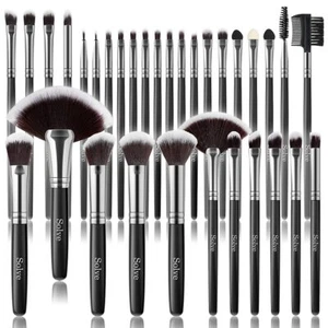 32 brochas de maquillaje profesional para correctores de base, sombras de ojos - Picture 1 of 8