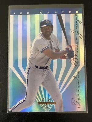 PRISM FOIL 1995 Leaf Limited #31 Joe Carter Baseball Card - Image 1 of 2