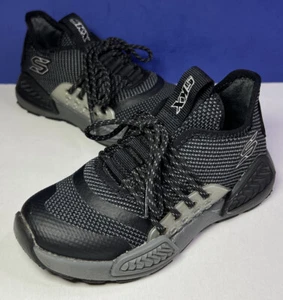 Zapatos Skechers SKX Kinectors 97673L negros y carbón para niños talla 11 - Imagen 1 de 11