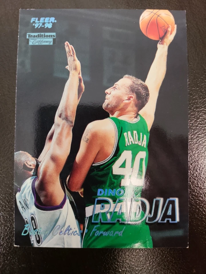 1997-98 Fleer Traditions Dino Radja TIFFANY card #40 - Image 1 of 2