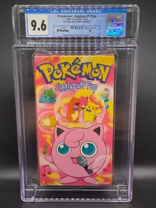 Pokemon Vol. 14 Jigglypuff Pop Factory Sealed Graded VHS Tape CGC 9.6 Seal A - Picture 1 of 2