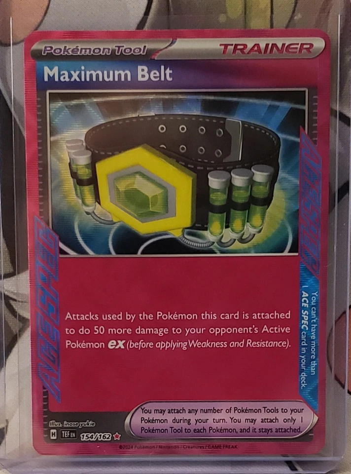 Maximum Belt 154/162 Ultra Rare Sv05: Temporal Forces Holo - Image 1 of 1