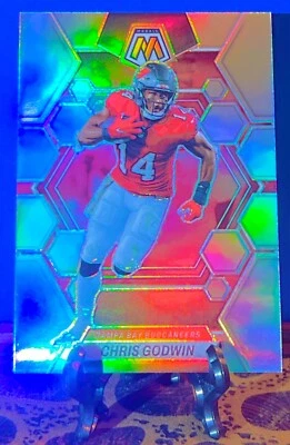 2023 Panini Mosaic Silver Prizm SP Chris Godwin Tampa Bay Buccaneers #228 RARE - Image 1 of 4