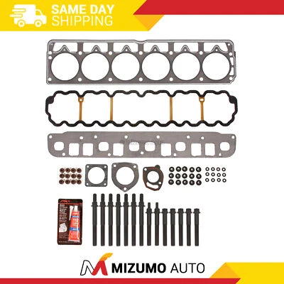 Head Gasket Bolts Set Fit 99-03 Jeep Grand Cherokee TJ Wrangler 4.0 12V VIN S V - Image 1 of 4