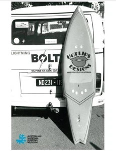 Mike Purpus Hot Lips Air Induction Sting Surfboard POSTER 24 X 18" Wall Art - Picture 1 of 2