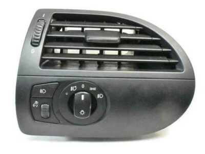 04-10 BMW 645CI 650I E63 E64 Front Left Driver Side Air Vent W/ Headlight Switch - Image 1 of 4
