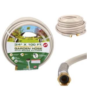 SCHWERLAST Allwetter 3/4" x 100 Fuß kommerzieller industrieller Garten Wasserschlauch - Bild 1 von 2