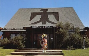 Postal OK: Saludos desde Oklahoma, Indian City, EE. UU., Anadarko, Oklahoma - Imagen 1 de 2
