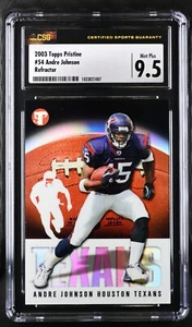 2003 Topps Pristine #54 Andre Johnson Refractor CSG CGC 9.5 MINT+ HOF ROOKIE TBC - Picture 1 of 3