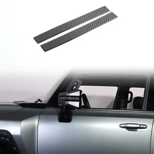 Fits for Hummer EV 2024+ Exterior Rearview Mirror Trim Strip Carbon Fiber - Imagen 1 de 9