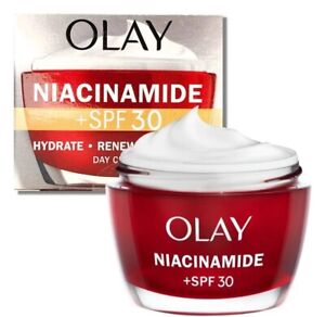 Olay Niacinamide Day Face Cream With SPF30 - 50ml | Hydrate. Renew. Age Defy.|