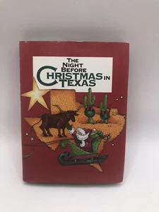 1992 The Night Before Christmas in Texas Mini Book 4.75" w Dust Jacket Holiday - Picture 1 of 4