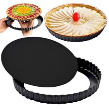 Piatto per pizza fai da te 9' lamiera antiaderente stampo per pizza piatto teglia da forno lamiera rotonda acciaio