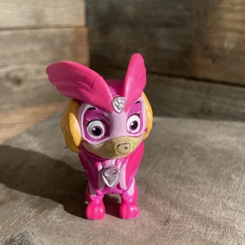 Paw Patrol Skye Mighty Pups Super Paws Action Figure with Wings Nickelodeon Pink Cover